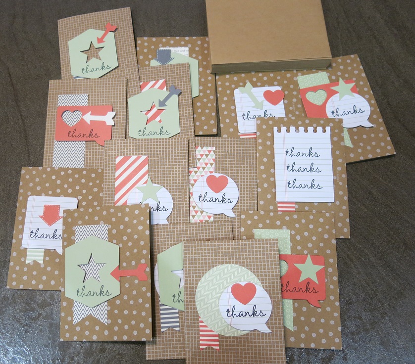 Quick Easy Thank You Cards RV Crafting