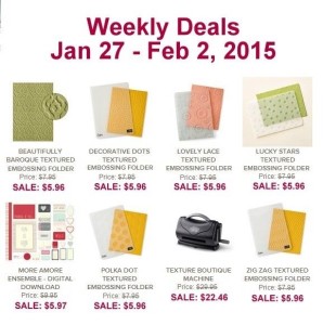 Weekly Deals - Jan 27
